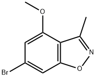 6-溴-4-甲氧基-3-甲基苯并[D]异噁唑, 1423702-22-0, 结构式