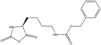 (S)-4-[4-(CBZ-氨基)丁基]噁唑烷-2,5-二酮, 1425486-12-9, 结构式