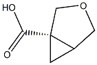 (1S,5S)-3-氧杂双环[3.1.0]己烷-1-羧酸, 1427158-38-0, 结构式