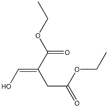 1,4-diethyl (2E)-2-(hydroxymethylidene)butanedioate 结构式