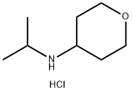 tetrahydro-N-isopropyl-2H-pyran-4-amine hydrochloride 化学構造式
