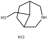 {3-azabicyclo[3.2.1]octan-8-yl}methanol hydrochloride 化学構造式