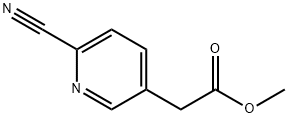 methyl 2-(6-cyanopyridin-3-yl)acetate Structure