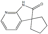 1',2'-dihydrospiro[cyclopentane-1,3'-pyrrolo[2,3-b]pyridin]-2'-one 结构式