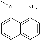 8-methoxynaphthalen-1-amine 化学構造式