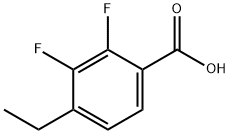 4-Ethyl-2,3-difluorobenzoic acid Struktur