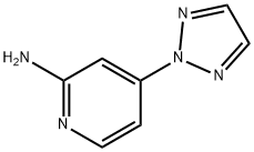 4-(2H-1,2,3-triazol-2-yl)pyridin-2-amine, 1430937-92-0, 结构式
