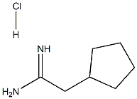 2-cyclopentylethanimidamide hydrochloride Structure