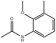 2′-メトキシ-3′-メチルアセトアニリド 化学構造式