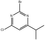 2-Bromo-4-chloro-6-(iso-propyl)pyrimidine Structure