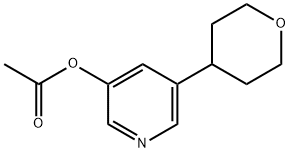 1434127-69-1 5-(4-tetrahydropyranyl)-3-acetoxypyridine