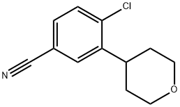 1434128-06-9 4-Chloro-3-(4-tetrahydropyranyl)benzonitrile