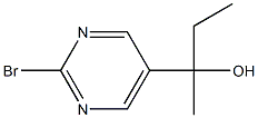 2-BROMO-5-(1-HYDROXY-1-ETHYLETHYL)PYRIMIDINE 结构式