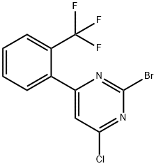 1434128-40-1 2-Bromo-4-chloro-6-(2-trifluoromethylphenyl)pyrimidine