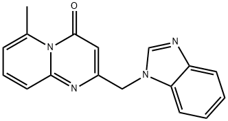 2-((1H-benzo[d]imidazol-1-yl)methyl)-6-methyl-4H-pyrido[1,2-a]pyrimidin-4-one, 1434288-24-0, 结构式