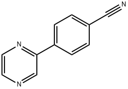 4-(pyrazin-2-yl)benzonitrile Structure