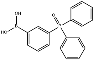 (3-(二苯基磷酰基)苯基)硼酸 结构式