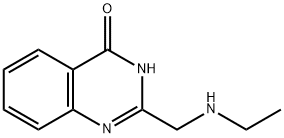 2-[(乙基氨基)甲基]喹唑啉-4(3H)-酮, 143993-13-9, 结构式