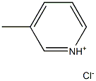 3-methylpyridinium chloride Struktur