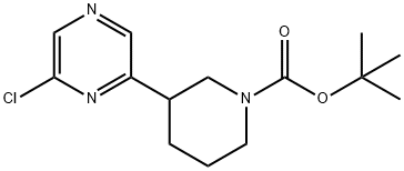 2-Chloro-6-(N-Boc-piperidin-3-yl)pyrazine|