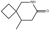 9-methyl-6-azaspiro[3.5]nonan-7-one Structure