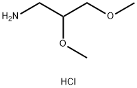 2,3-二甲氧基-1-丙胺盐酸盐, 1443981-46-1, 结构式