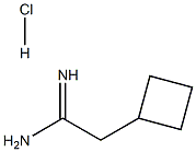 2-cyclobutylethanimidamide hydrochloride Structure