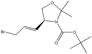 tert-butyl (4S)-4-[(E)-3-bromoprop-1-enyl]-2,2-dimethyl-oxazolidine-3-carboxylate|(4S)-4-[((E)-3--3-溴丙-1-烯基]-2,2-二甲基-噁唑烷-3-羧酸叔丁酯