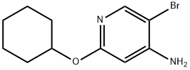 4-Amino-3-bromo-6-(cyclohexyloxy)pyridine Struktur