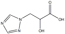 2-HYDROXY-3-(1H-1,2,4-TRIAZOL-1-YL)PROPANOIC ACID,1450828-63-3,结构式