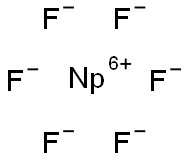 Neptunium hexafluoride Structure