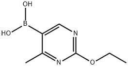 4-Methyl-2-(ethoxy)pyrimidine-5-boronic acid Structure