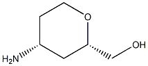 Cis-((2S,4R)-4-aminotetrahydro-2H-pyran-2-yl)methanol Structure