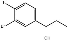 1-(3-bromo-4-fluorophenyl)propan-1-ol Structure