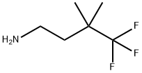 4,4,4-trifluoro-3,3-dimethylbutan-1-amine Struktur