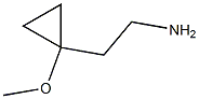 2-(1-甲氧基环丙基)乙-1-胺 结构式