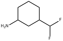 3-(difluoromethyl)cyclohexan-1-amine Structure