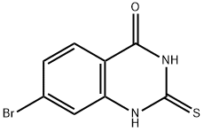 7-溴-2-巯基喹唑啉-4(3H)-酮,1463501-47-4,结构式