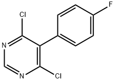 4,6-dichloro-5-(4-fluorophenyl)pyrimidine,146533-37-1,结构式