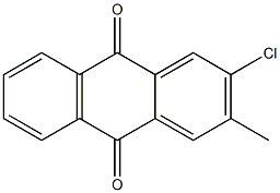 9,10-Anthracenedione, 2-chloro-3-methyl- Structure