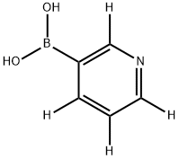 3-PYRIDINE-D4-BORONIC ACID Struktur