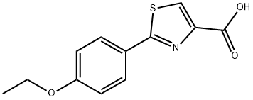 2-(4-ETHOXYPHENYL)-1,3-THIAZOLE-4-CARBOXYLIC ACID Struktur