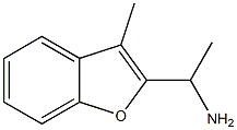 1-(3-methyl-1-benzofuran-2-yl)ethan-1-amine,147724-88-7,结构式