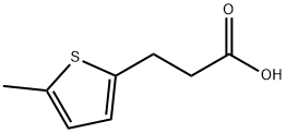 3-(5-methylthiophen-2-yl)propanoic acid Struktur