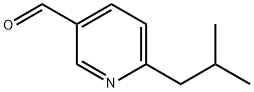6-(2-methylpropyl)pyridine-3-carbaldehyde Struktur