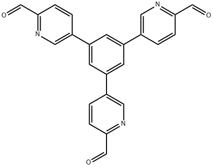5,5',5''-(benzene-1,3,5-triyl)tripicolinaldehyde Struktur