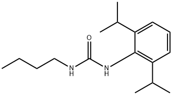 1-BUTYL-3-(2,6-DIISOPROPYLPHENYL)UREA Structure