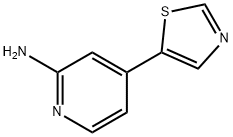 2-Amino-4-(thiazol-5-yl)pyridine Struktur