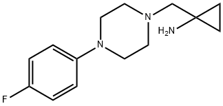 1-{[4-(4-fluorophenyl)piperazin-1-yl]methyl}cyclopropan-1-amine Structure