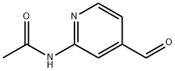 N-(4-formylpyridin-2-yl)acetamide Struktur